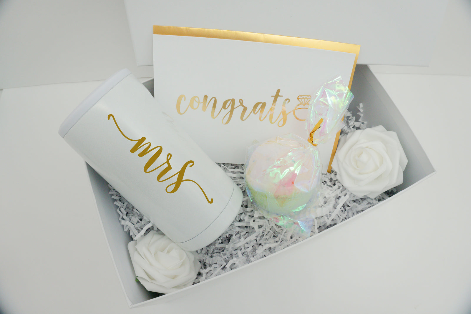 Congrats Future Mrs Engagement Gift Box with Brumate Trio