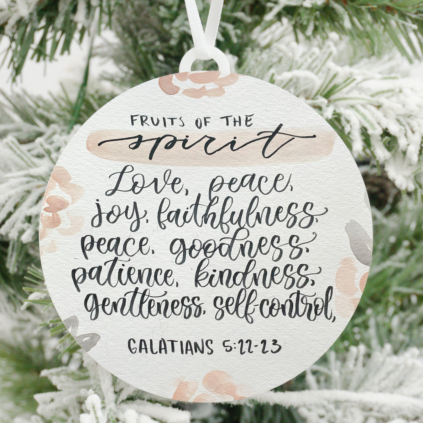 Bible Verse Christmas Ornaments
