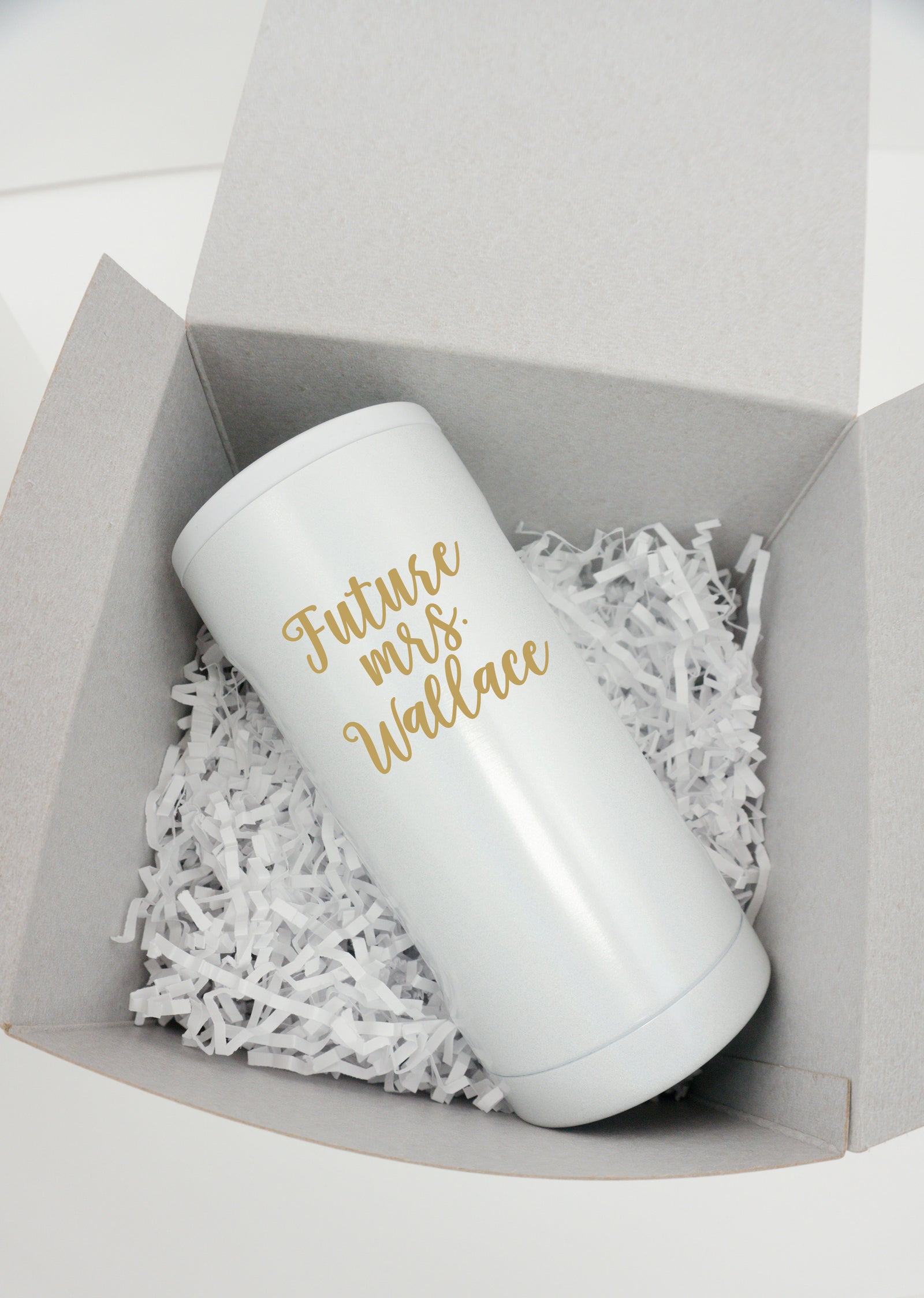 Congrats Greenery Engagement Gift Box