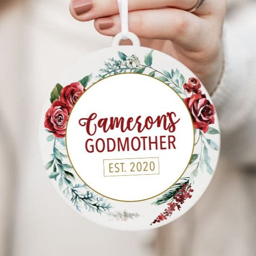 Godmother EST Christmas Ornament