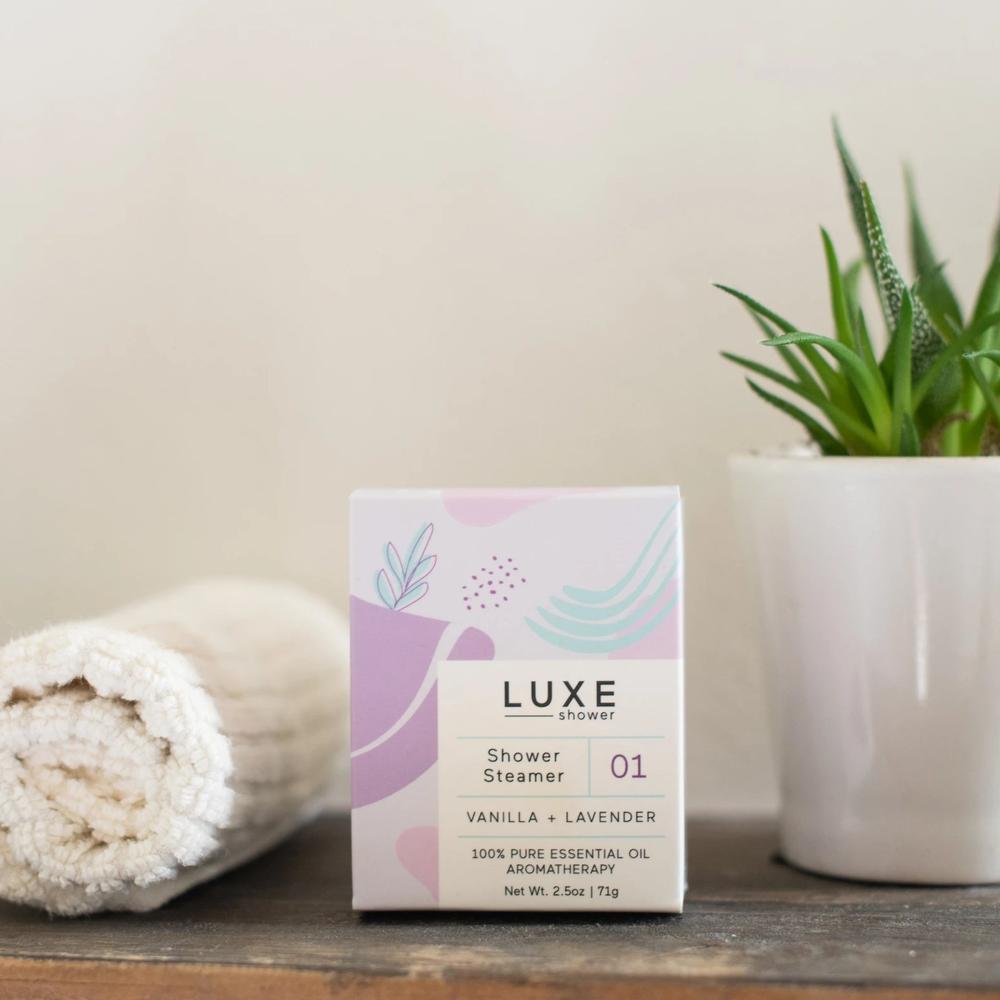 Lavender + Vanilla Aromatherapy Shower Steamer