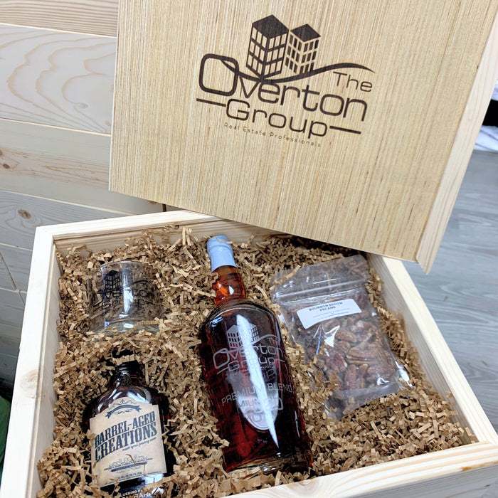 Bourbon-Themed Christmas Gift Boxes