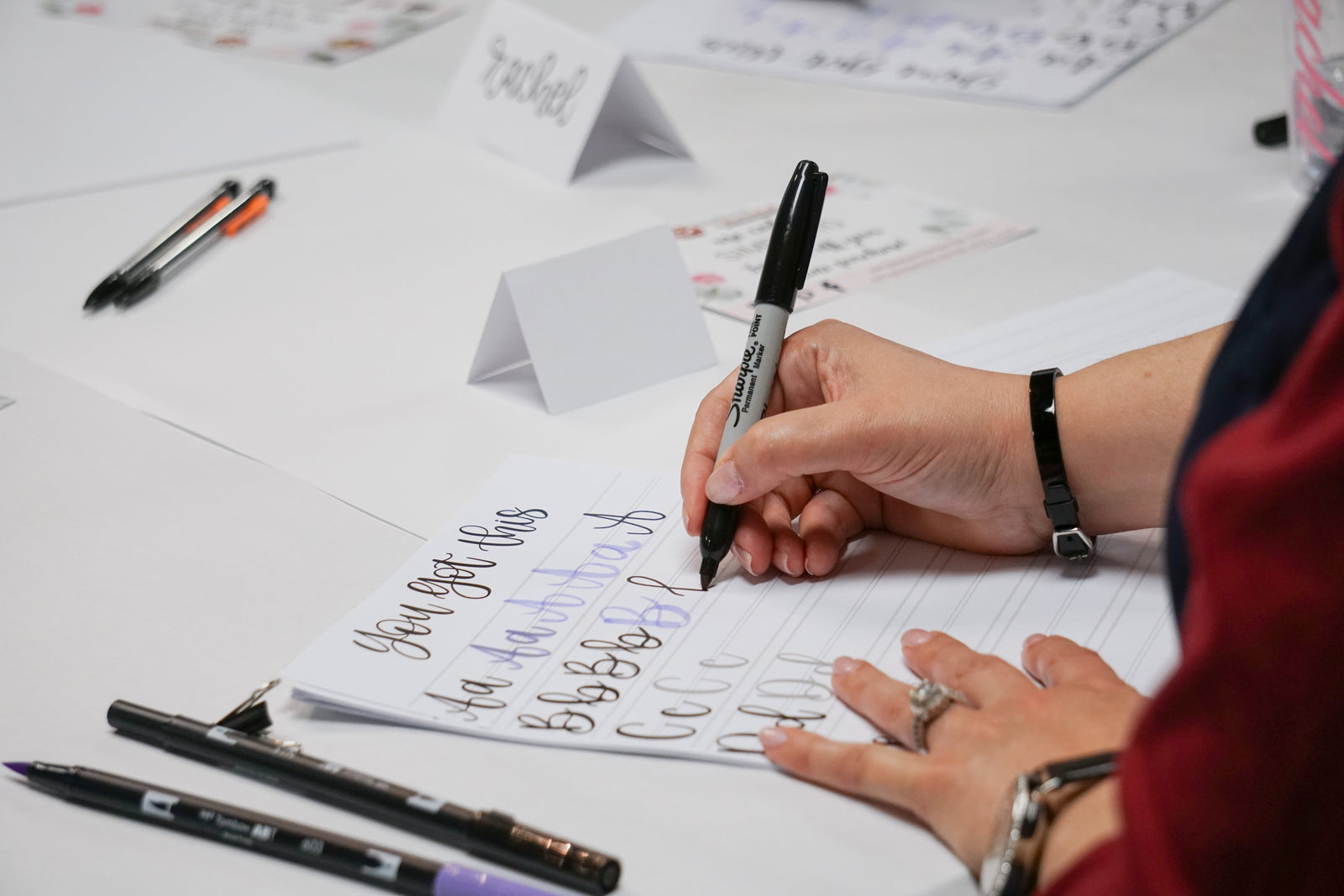 Hand Lettering Worksheets