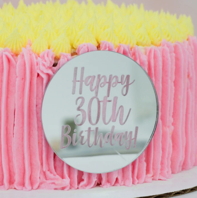 Birthday Cake Plates