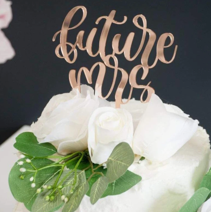 Engagement Cake Toppers