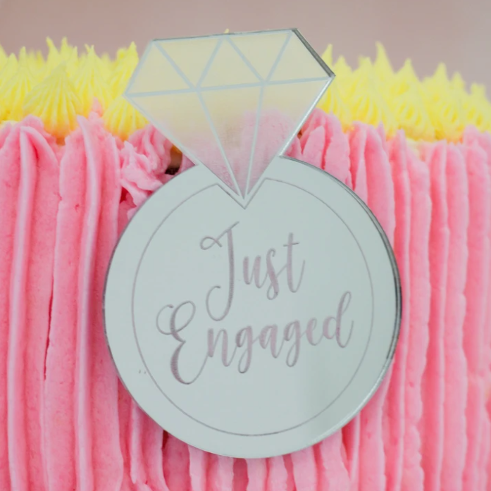 Engagement Cake Plates