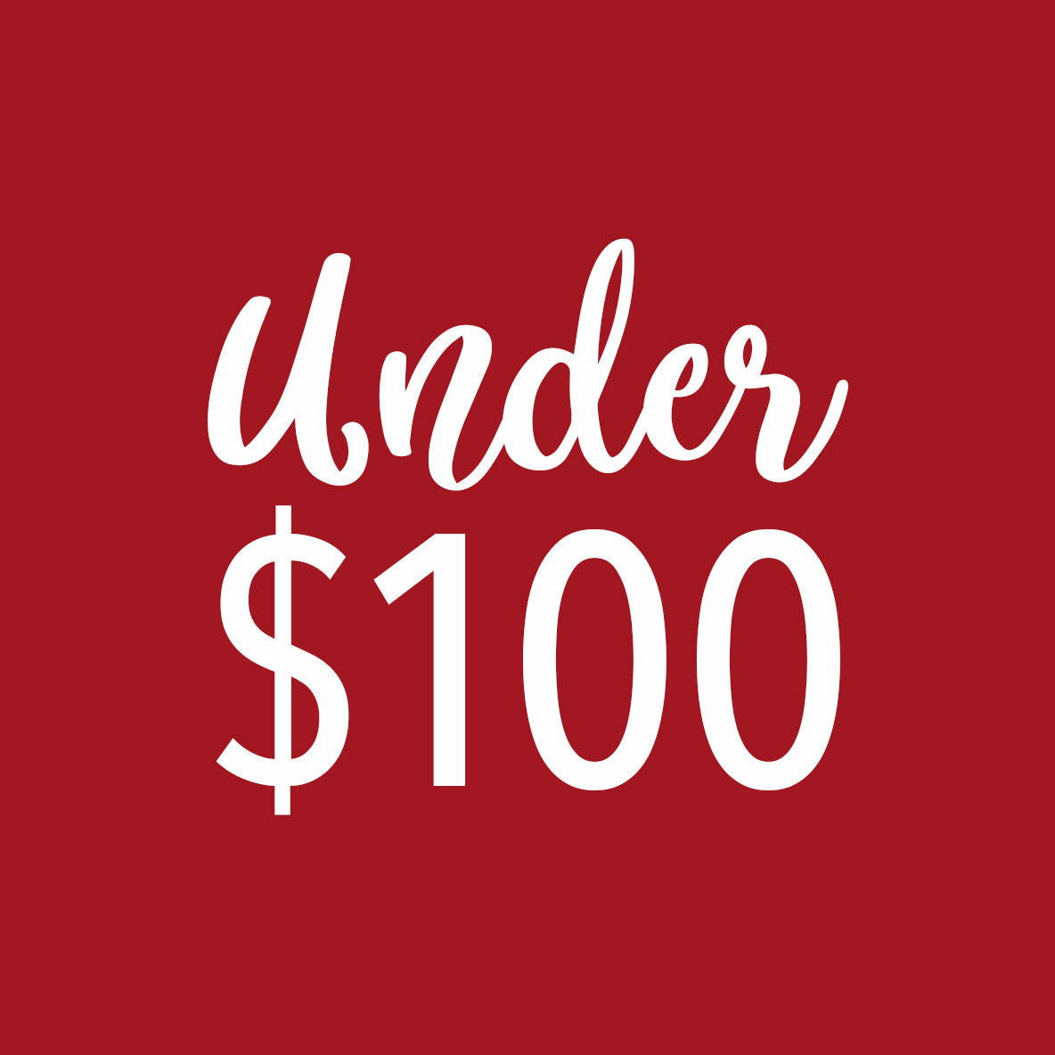 Under $100