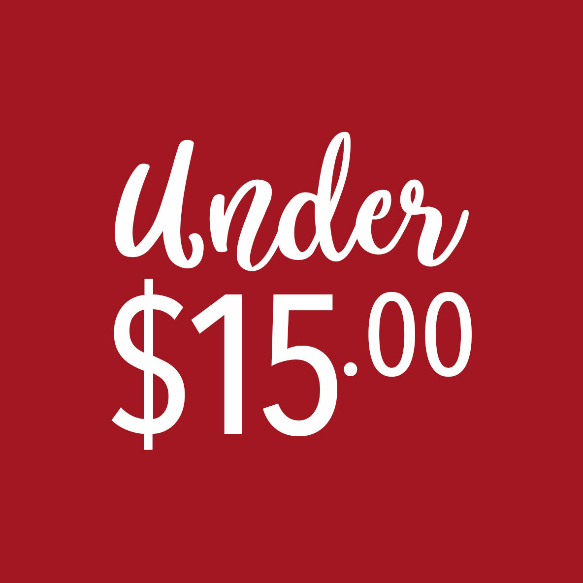 Under $15