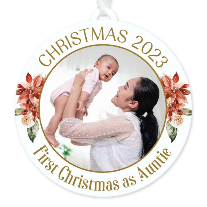 First Christmas as Auntie Ornament