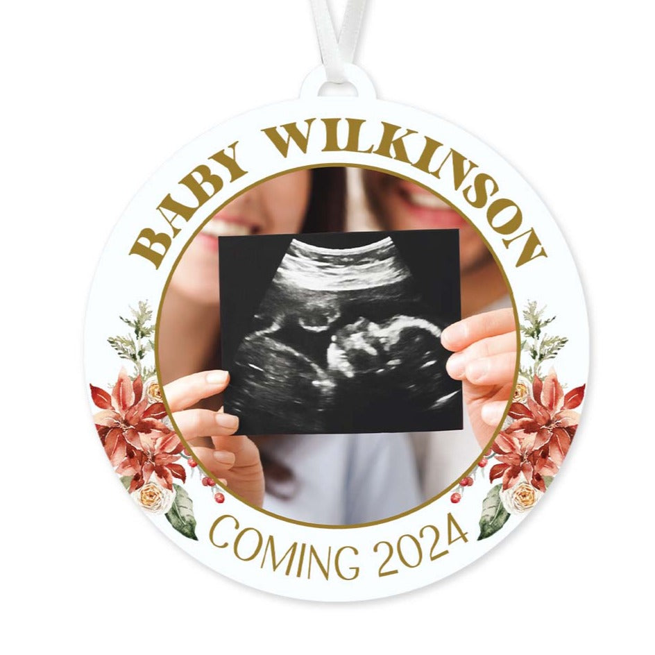Baby Coming 2024 Ornament
