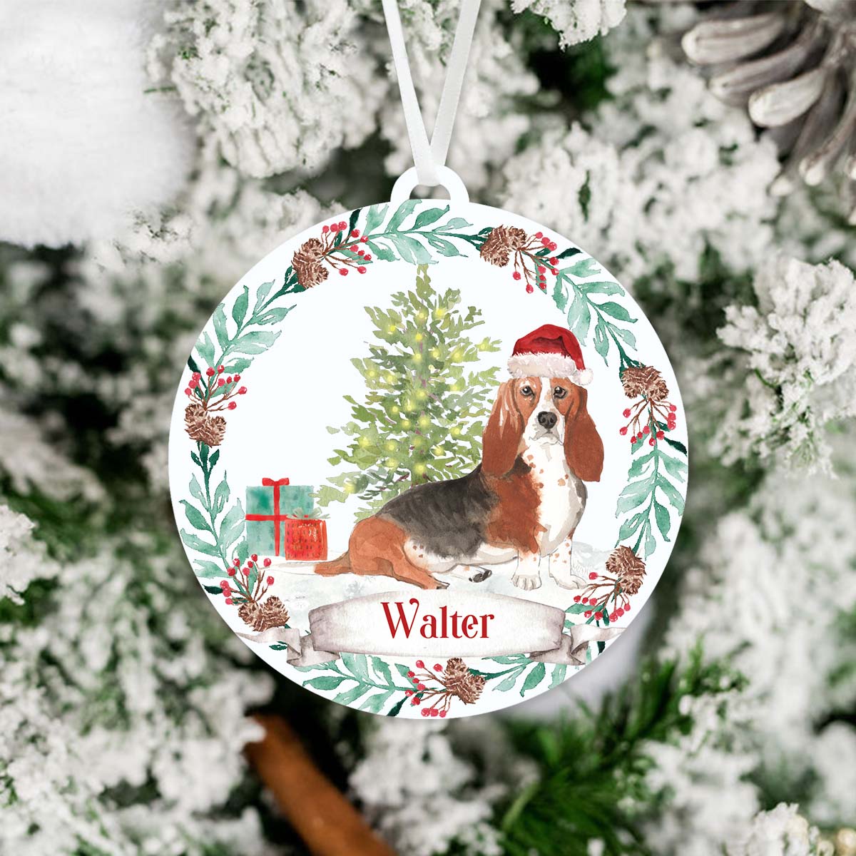 Basset Hound Ornament