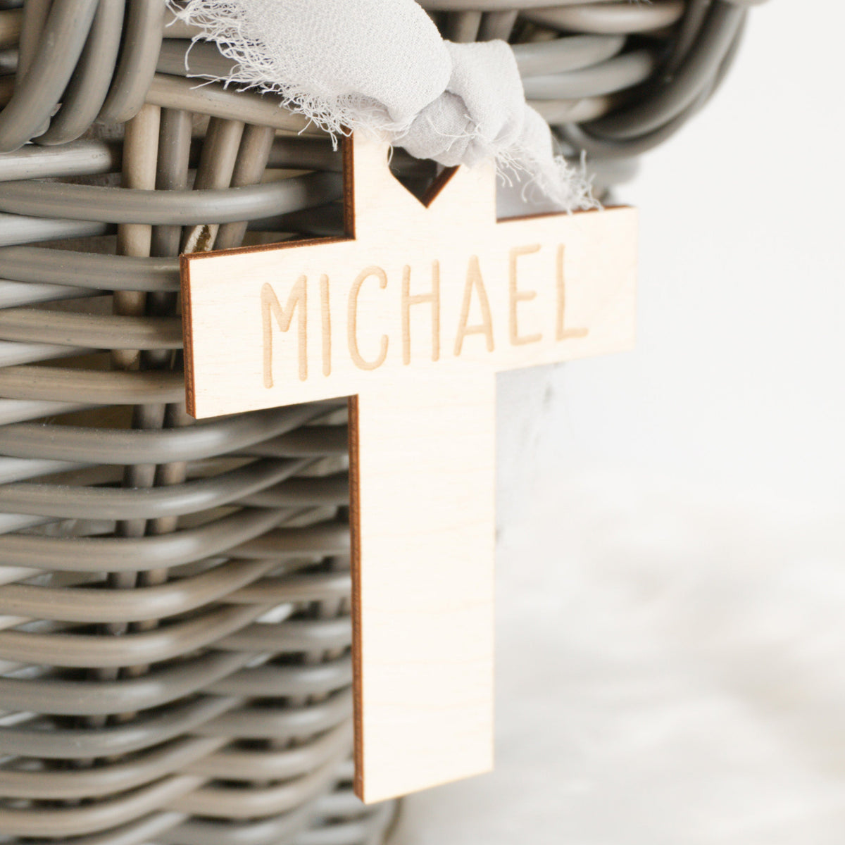 Easter Basket Tag - Cross