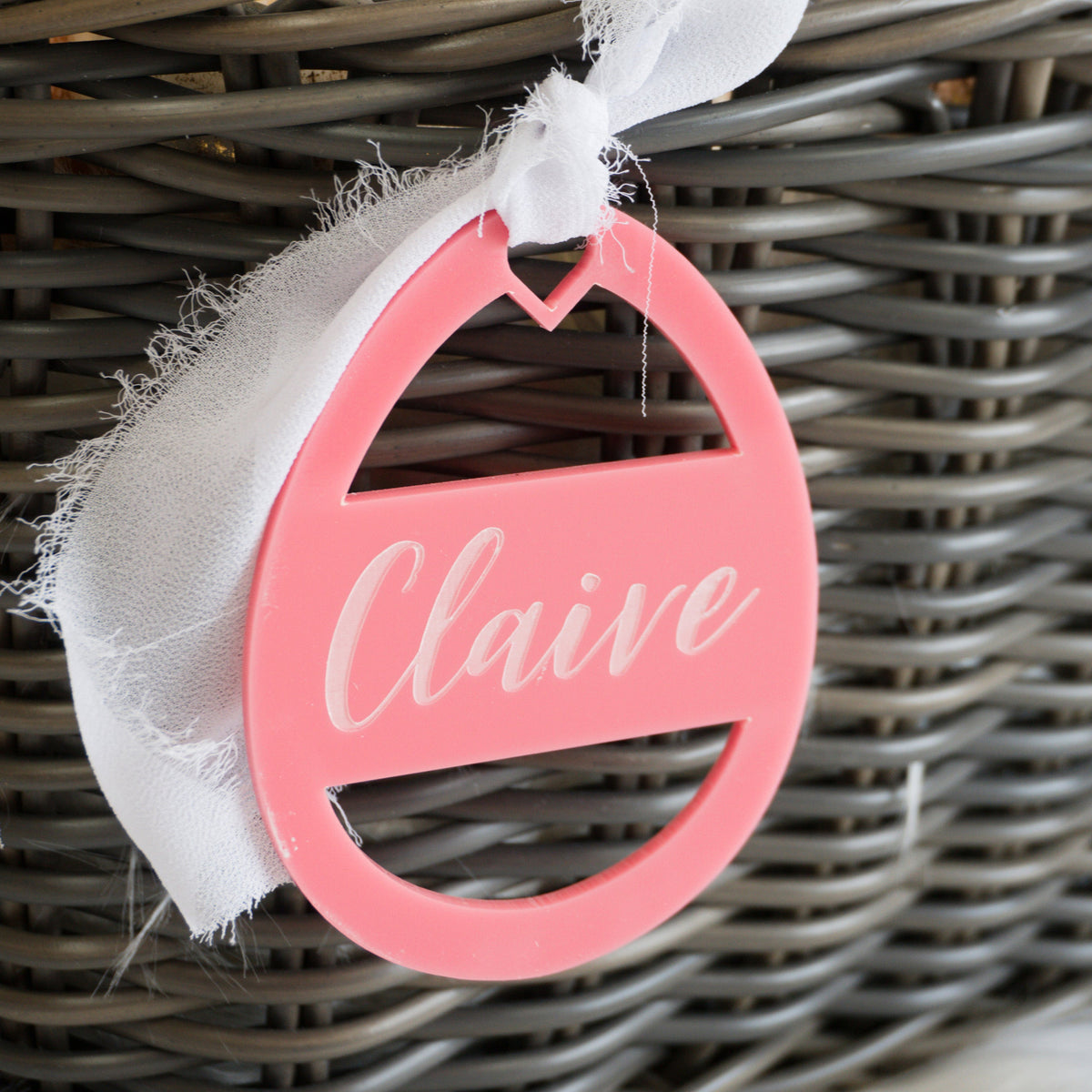 Easter Basket Tag - Simple Egg