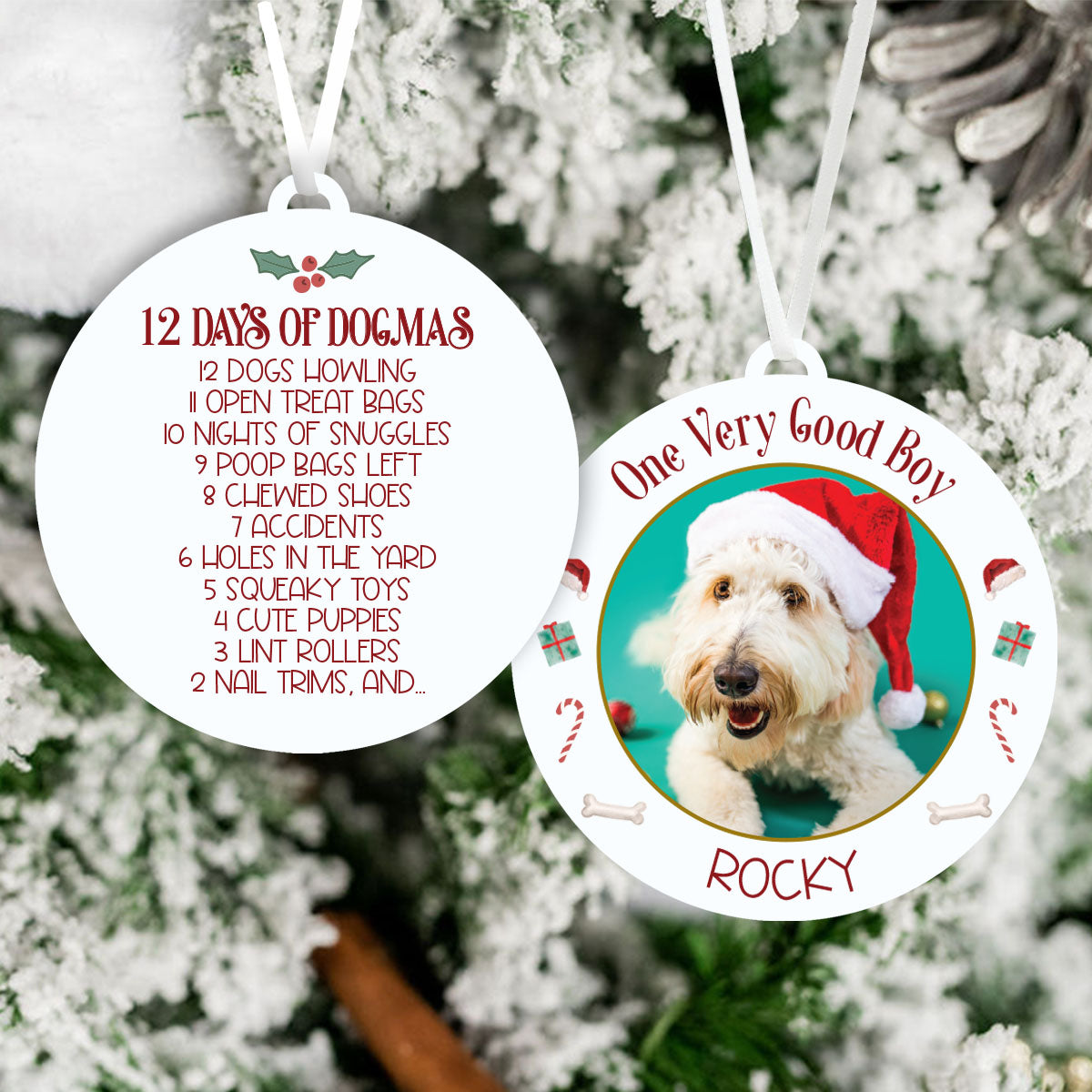 12 Days of Dogmas Ornament