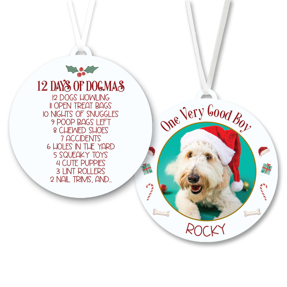 12 Days of Dogmas Ornament