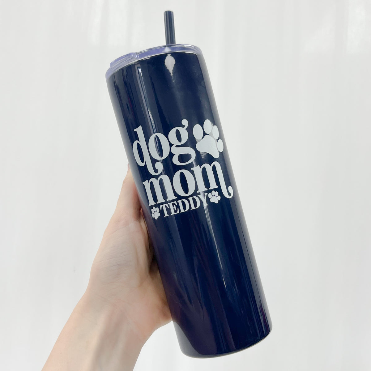 Personalized Dog Mom Tumbler
