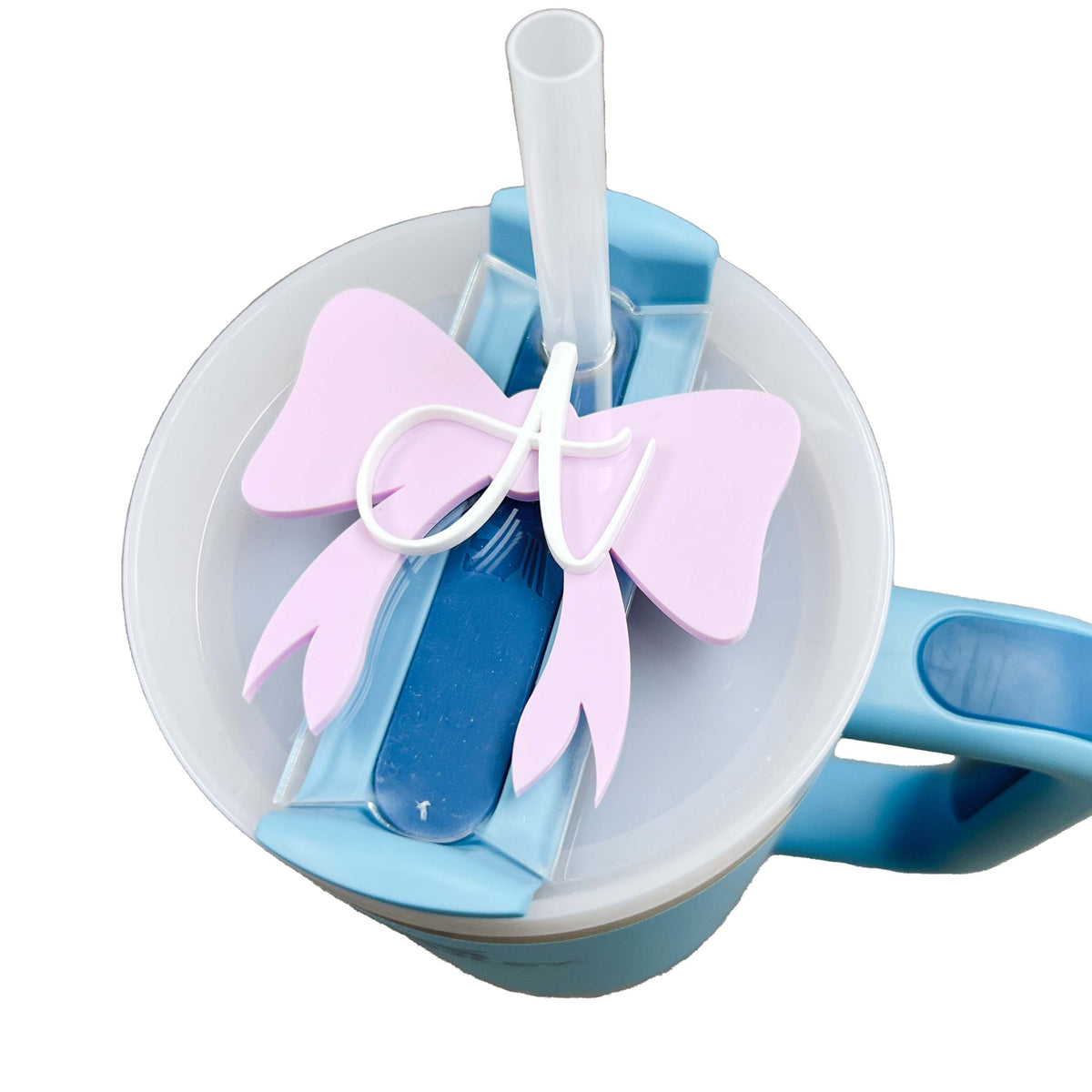 Tumbler Name Tag - Bow
