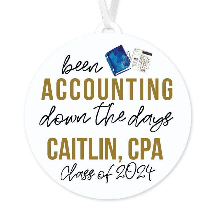 Accounting Graduation Ornament