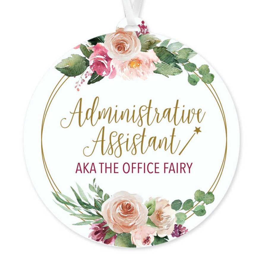 Administrative Assistant Christmas Ornaments