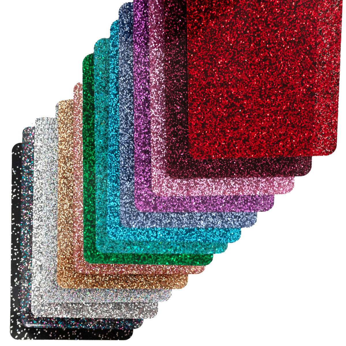 2" Sample Pack - 1/8" Glitter Acrylic