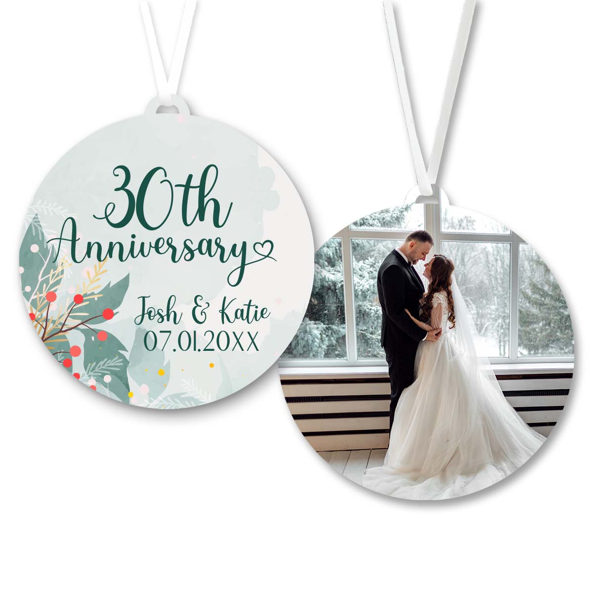 Anniversary Christmas Ornament