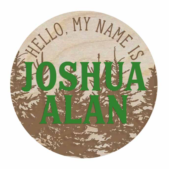 Personalized Baby Name Sign - Forest
