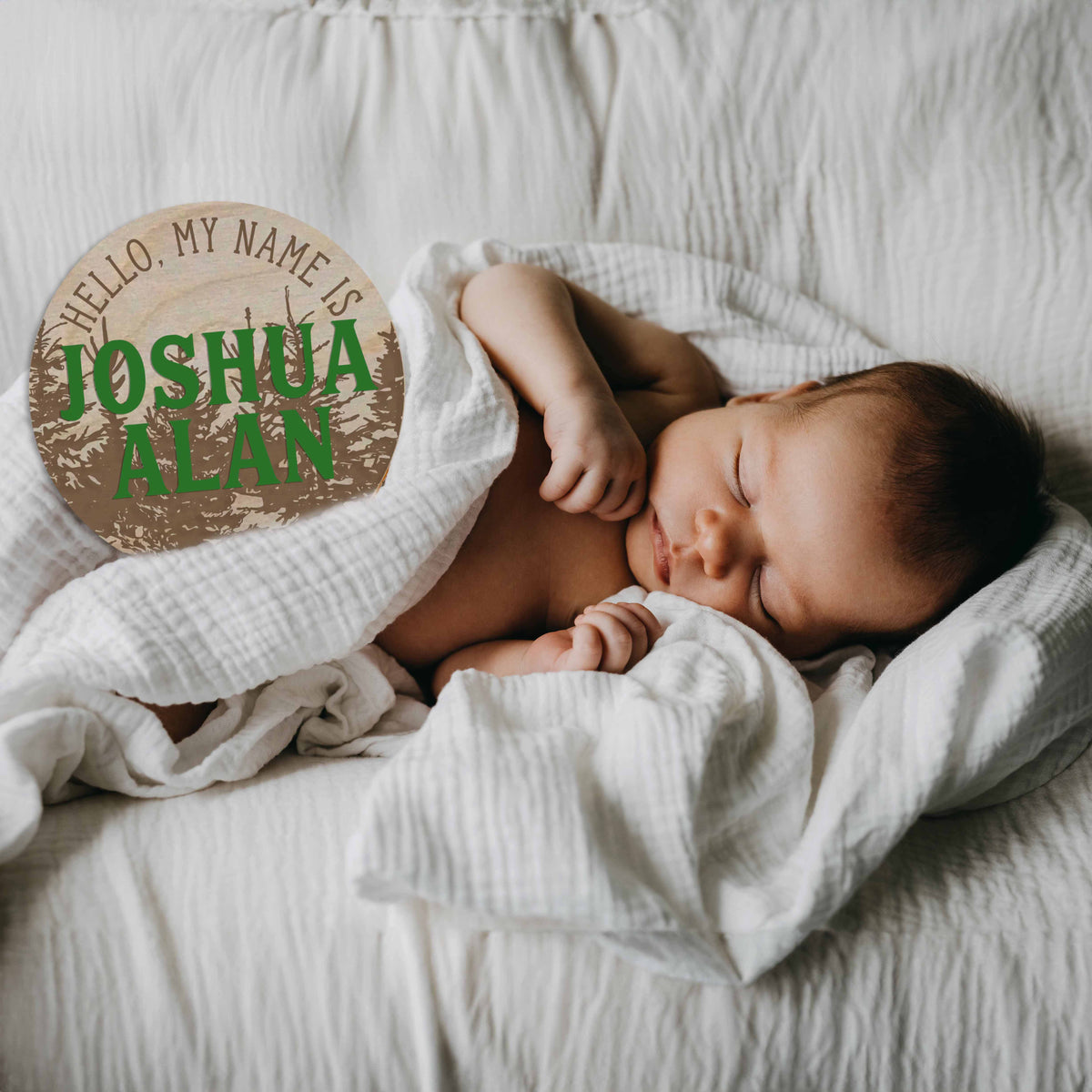 Personalized Baby Name Sign - Forest