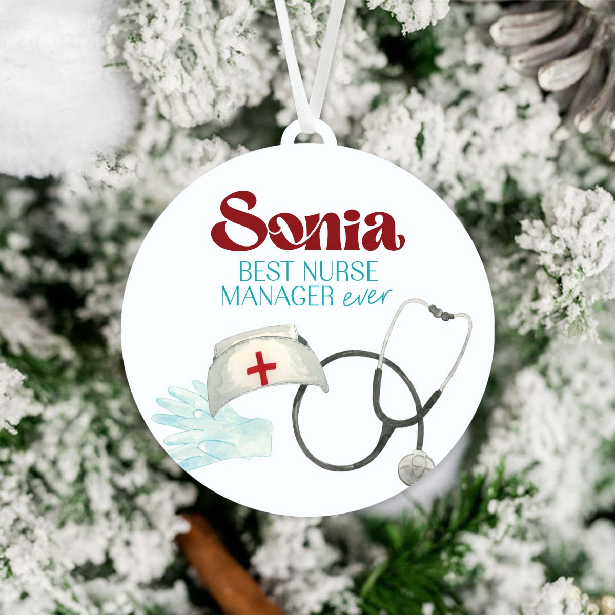 Best Nurse Manager Ornament