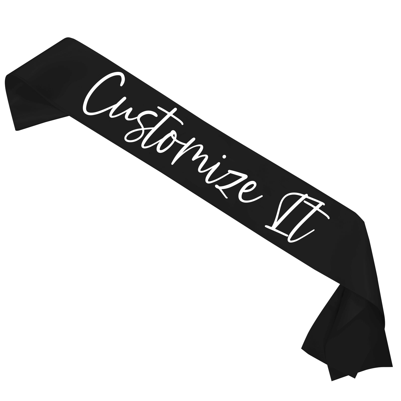 Custom Text Sash