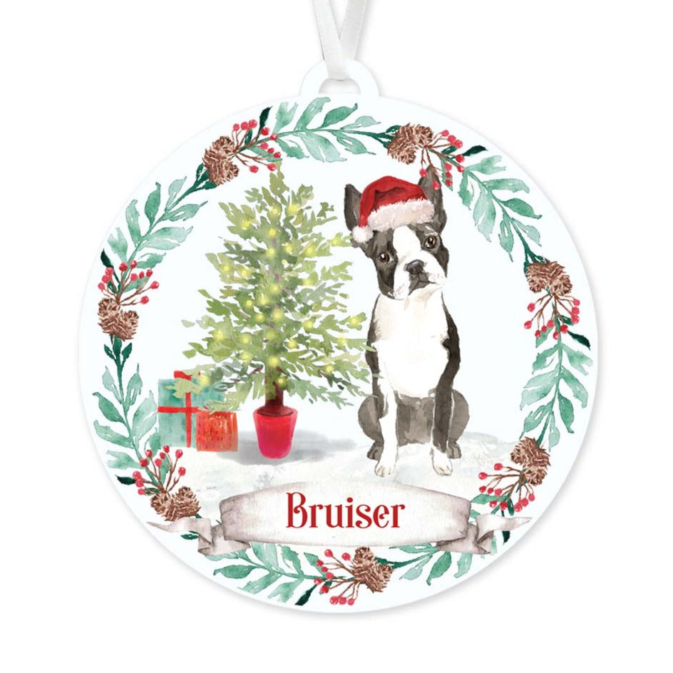 Boston Terrier Ornament