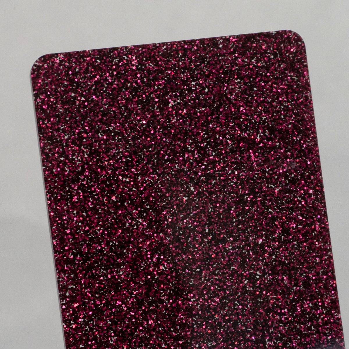 1/8&quot; Burgundy Glitter Cast Acrylic Sheets