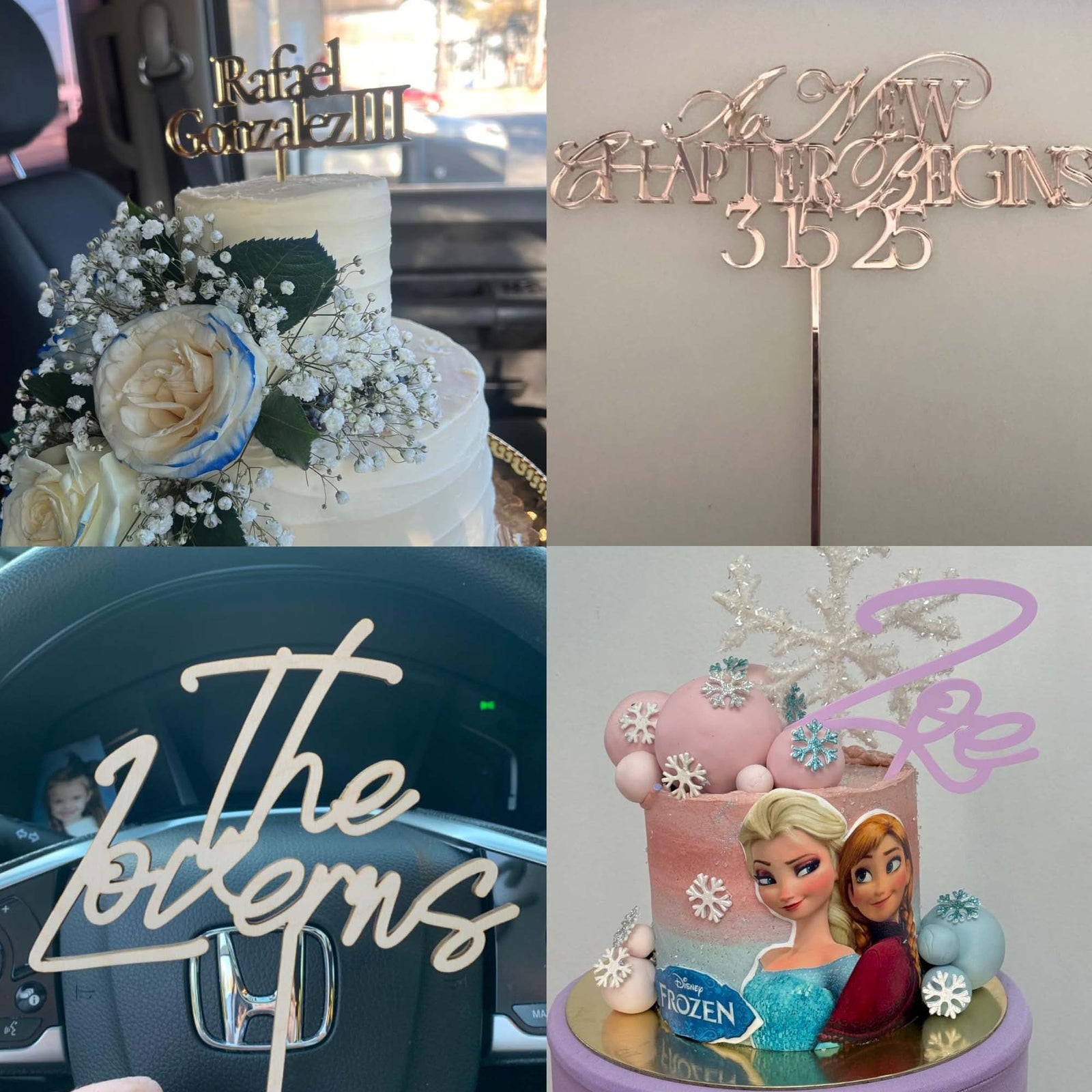 Name Cake Topper