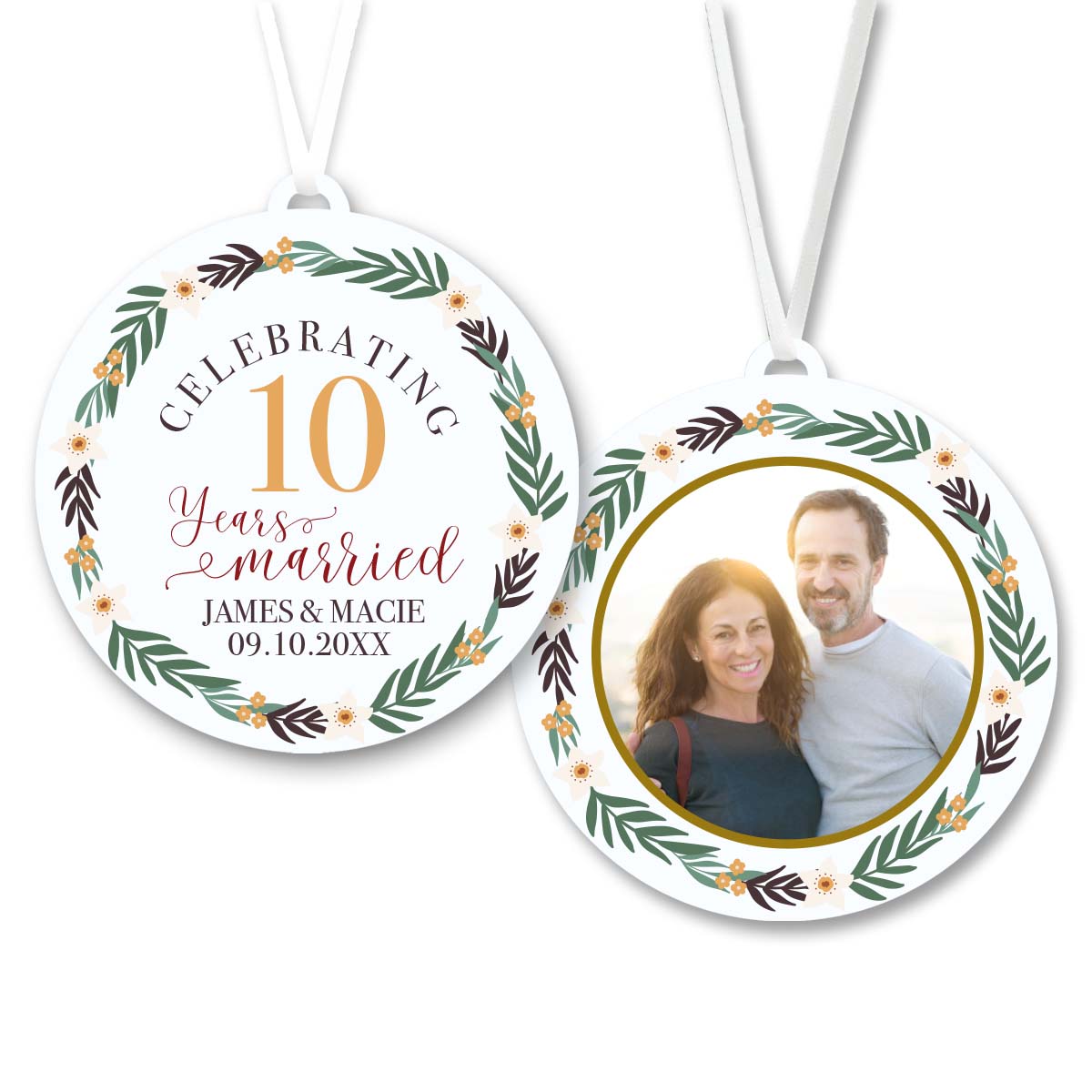 Anniversary Christmas Ornament