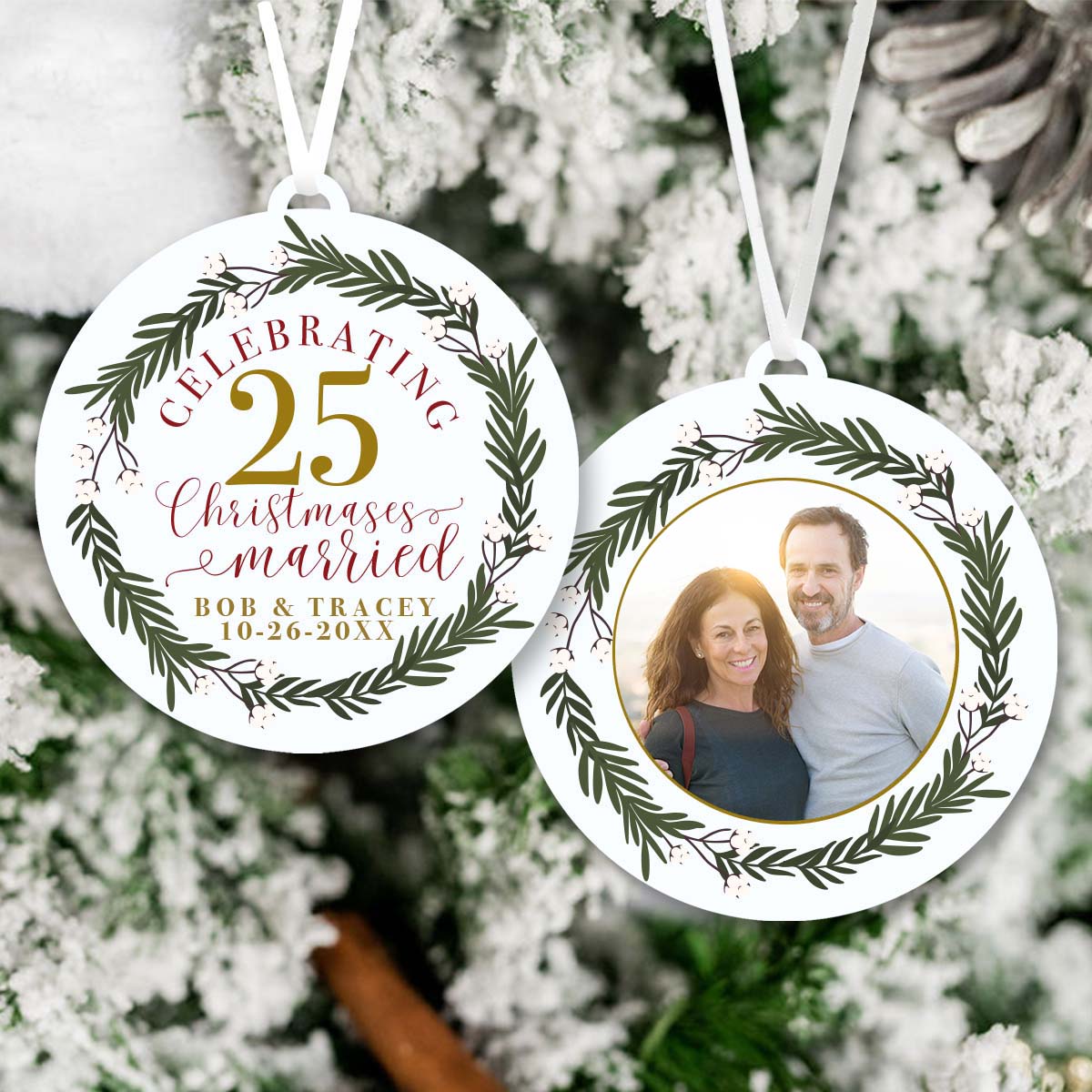 Anniversary Christmas Ornament