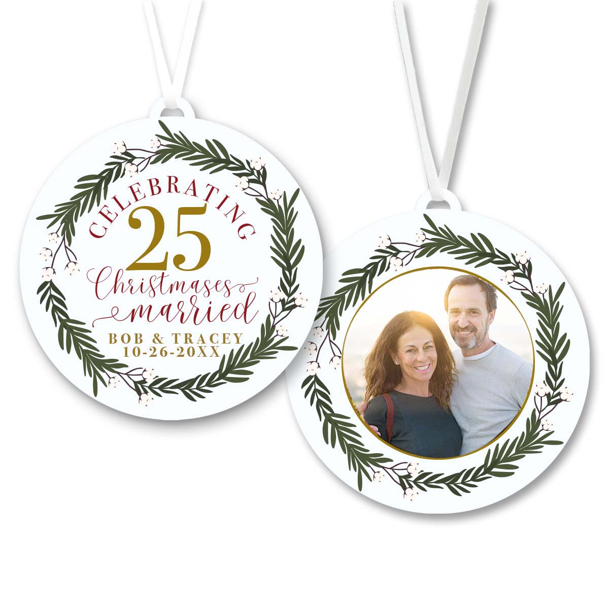 Anniversary Christmas Ornament