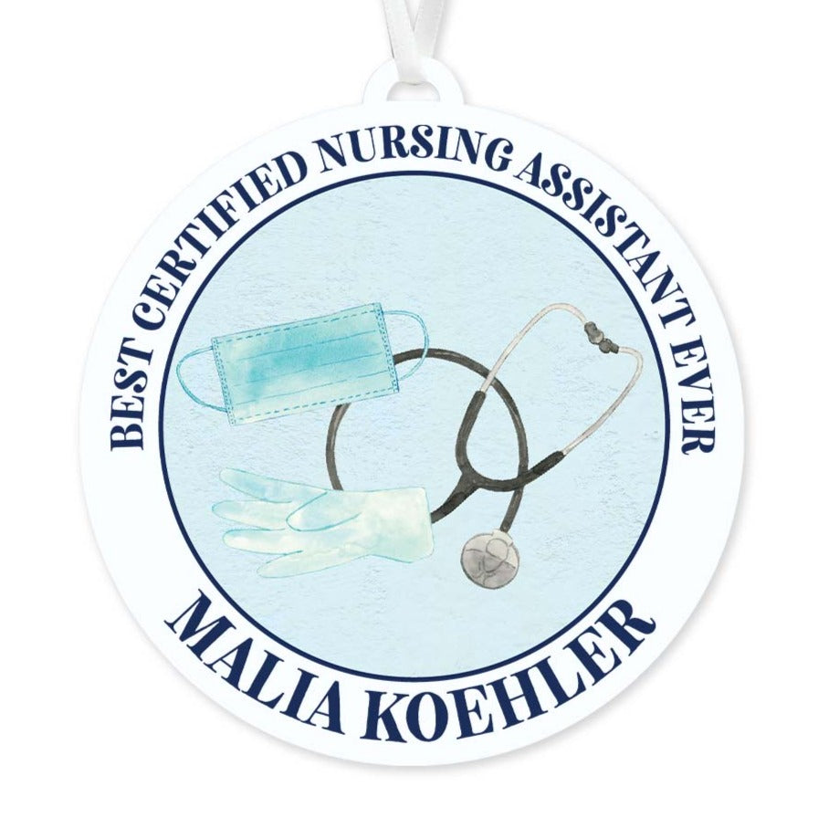 Best Certified Nursing Assistant Ornament
