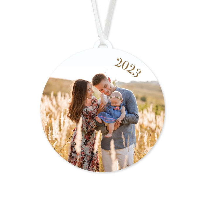 Personalized Date Photo Ornament