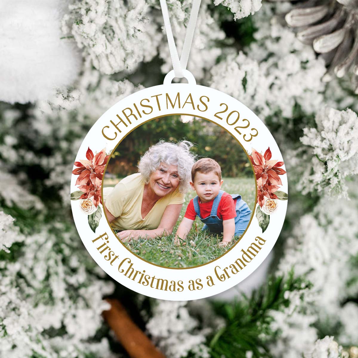 First Christmas as Grandma Ornament