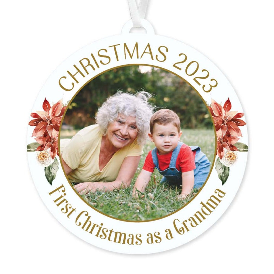 First Christmas as Grandma Ornament