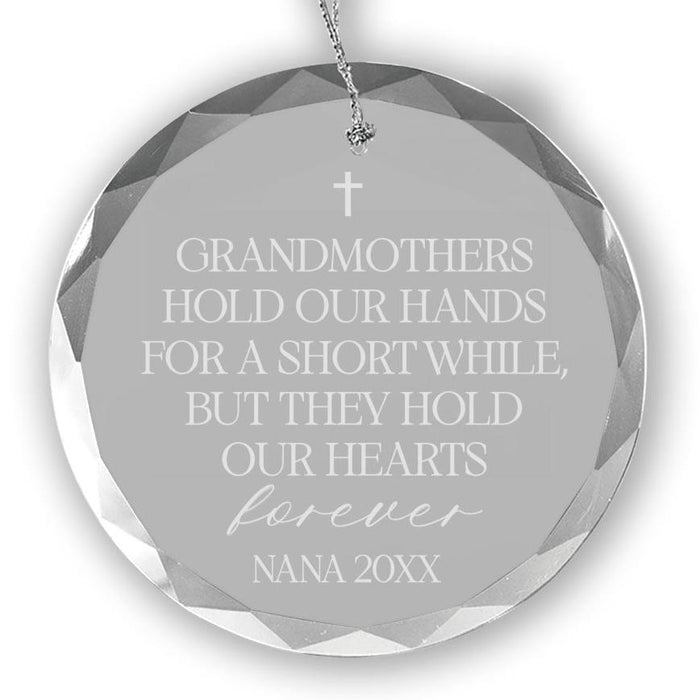 Grandmothers Hold Our Hearts Memorial Ornament