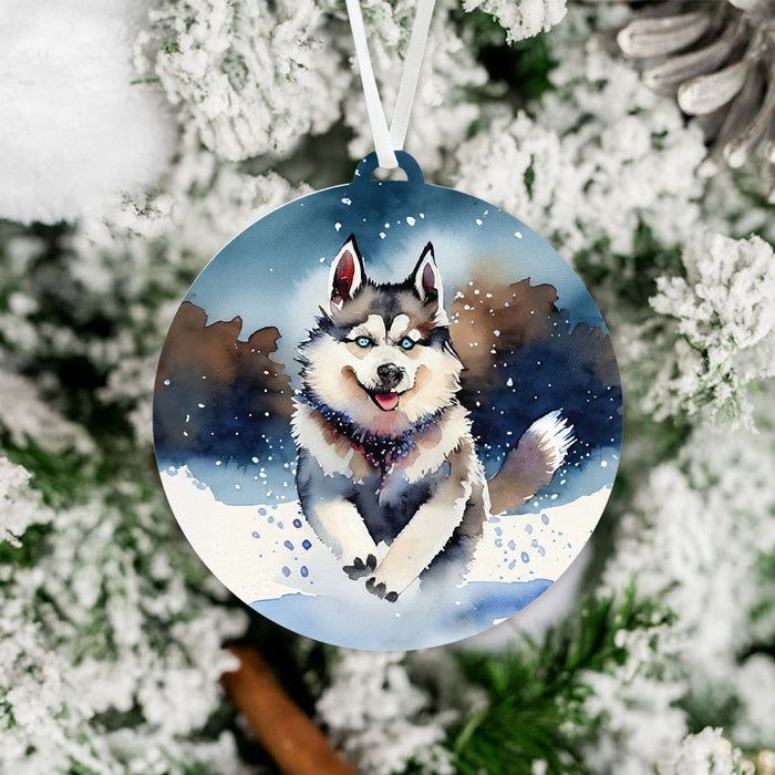 Husky Ornament