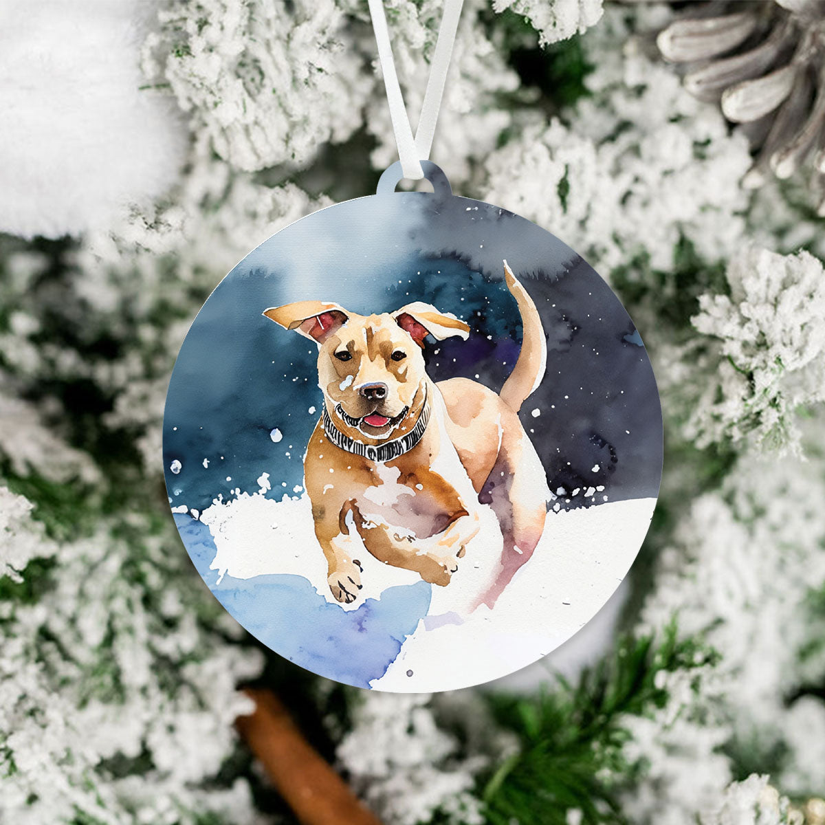 Pitbull Ornament