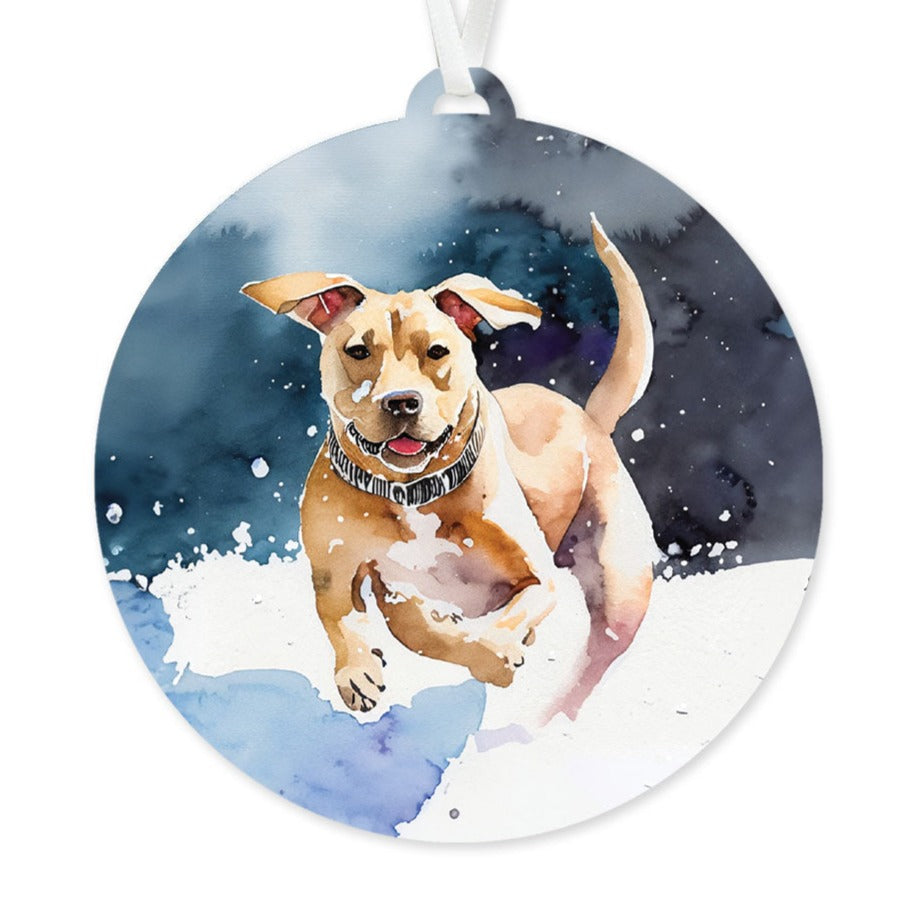 Pitbull Ornament