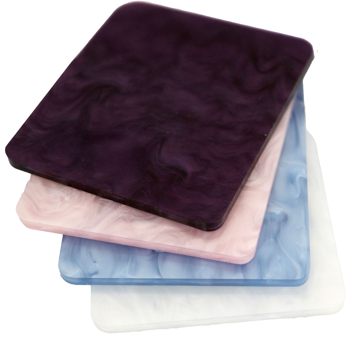 2" Sample Pack - 1/8" Marble Acrylic