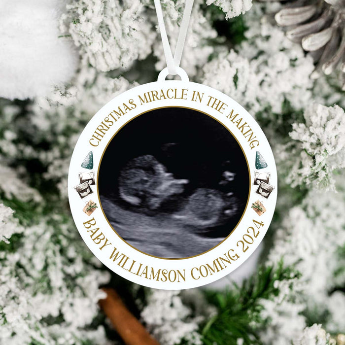 Miracle in the Making Ultrasound Ornament