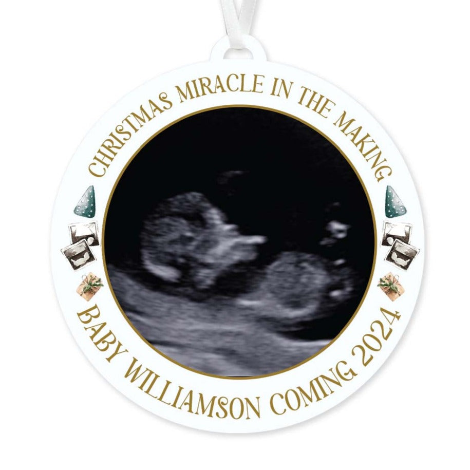 Miracle in the Making Ultrasound Ornament