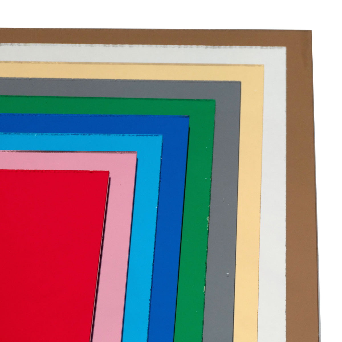 2" Sample Pack - 1/8" Mirror Acrylic