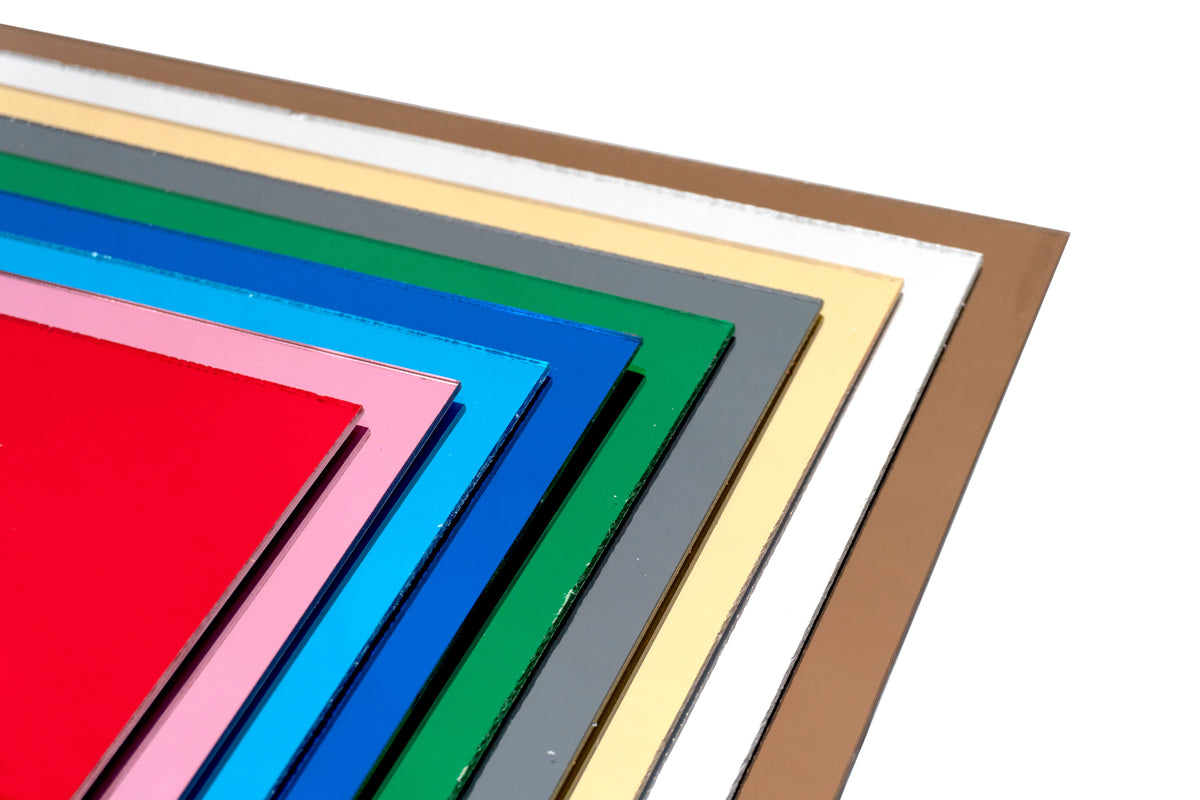 2" Sample Pack - 1/8" Mirror Acrylic
