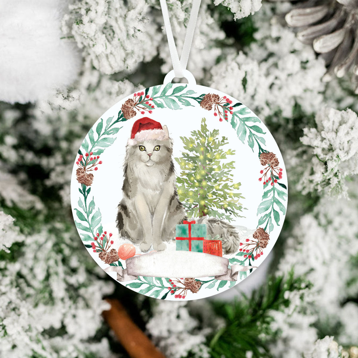 Ragamuffin Cat Ornament