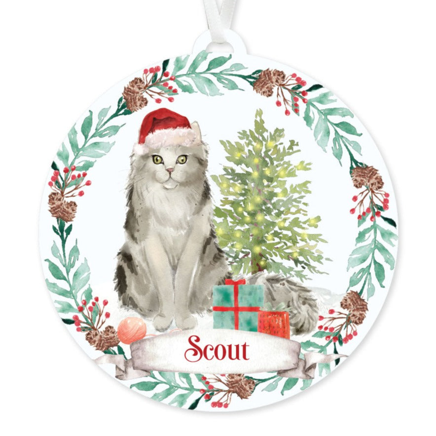 Ragamuffin Cat Ornament